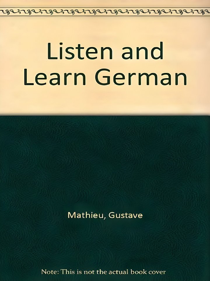 Listen and Learn German product image (1)