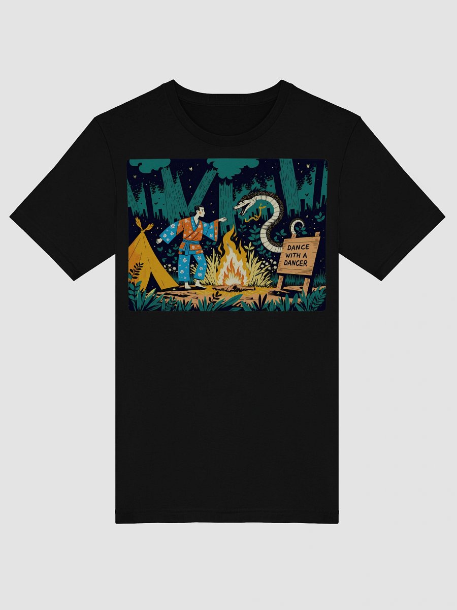 Mystical Forest Dance Poster | Snake & Fire Art Soft T-Shirt product image (51)