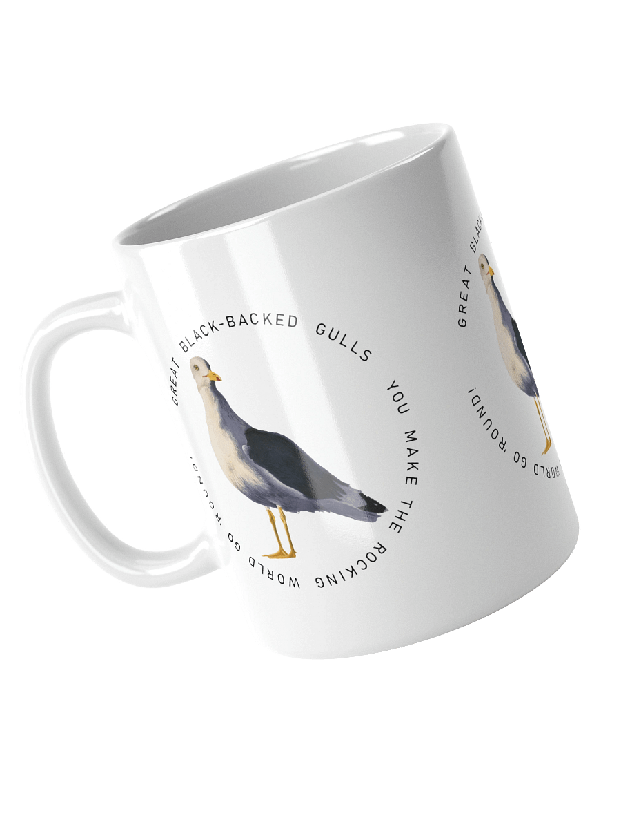 Black-Backed Gulls white mug product image (3)