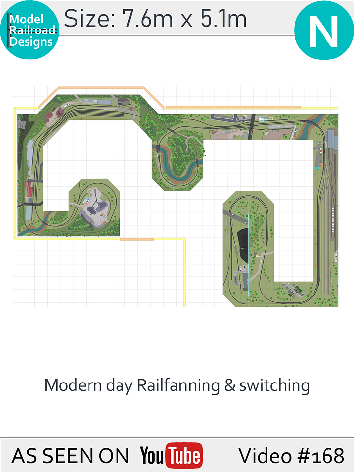 Layout design as per video #168 PECO & KATO product image (1)