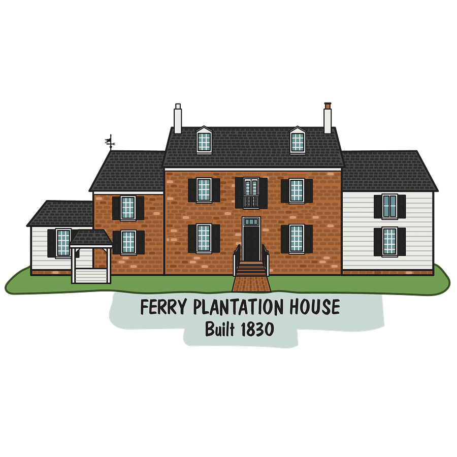 Ferry Plantation House Magnet product image (3)