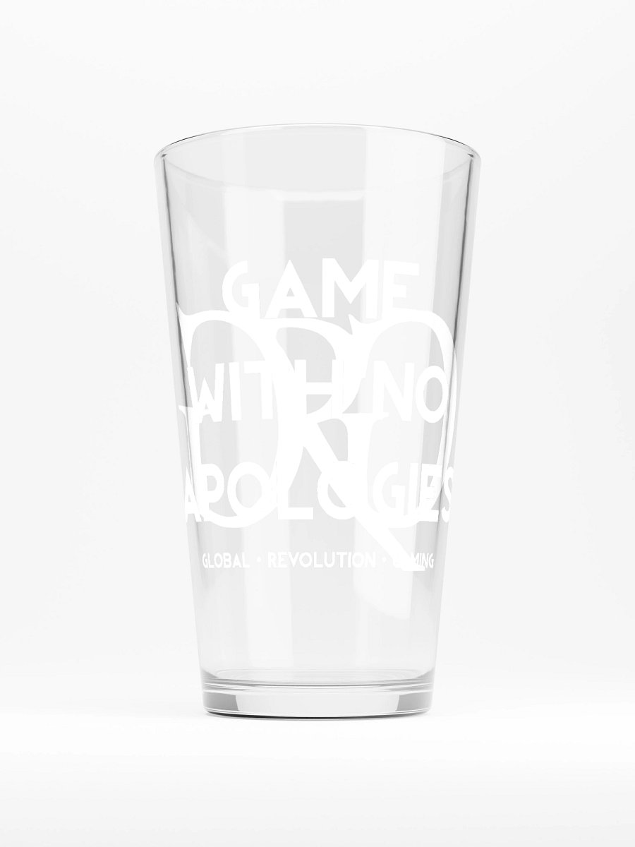 GRG Motto Pint Glass - White product image (2)