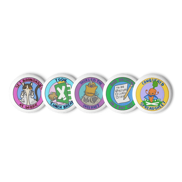 Did The Thing Pin Set (Work) product image (2)