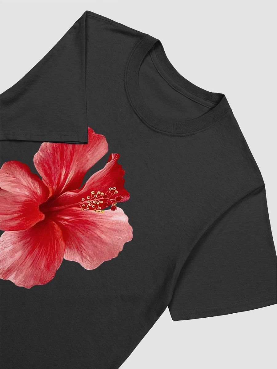 Red Hibiscus Unisex Softstyle Teep product image (3)