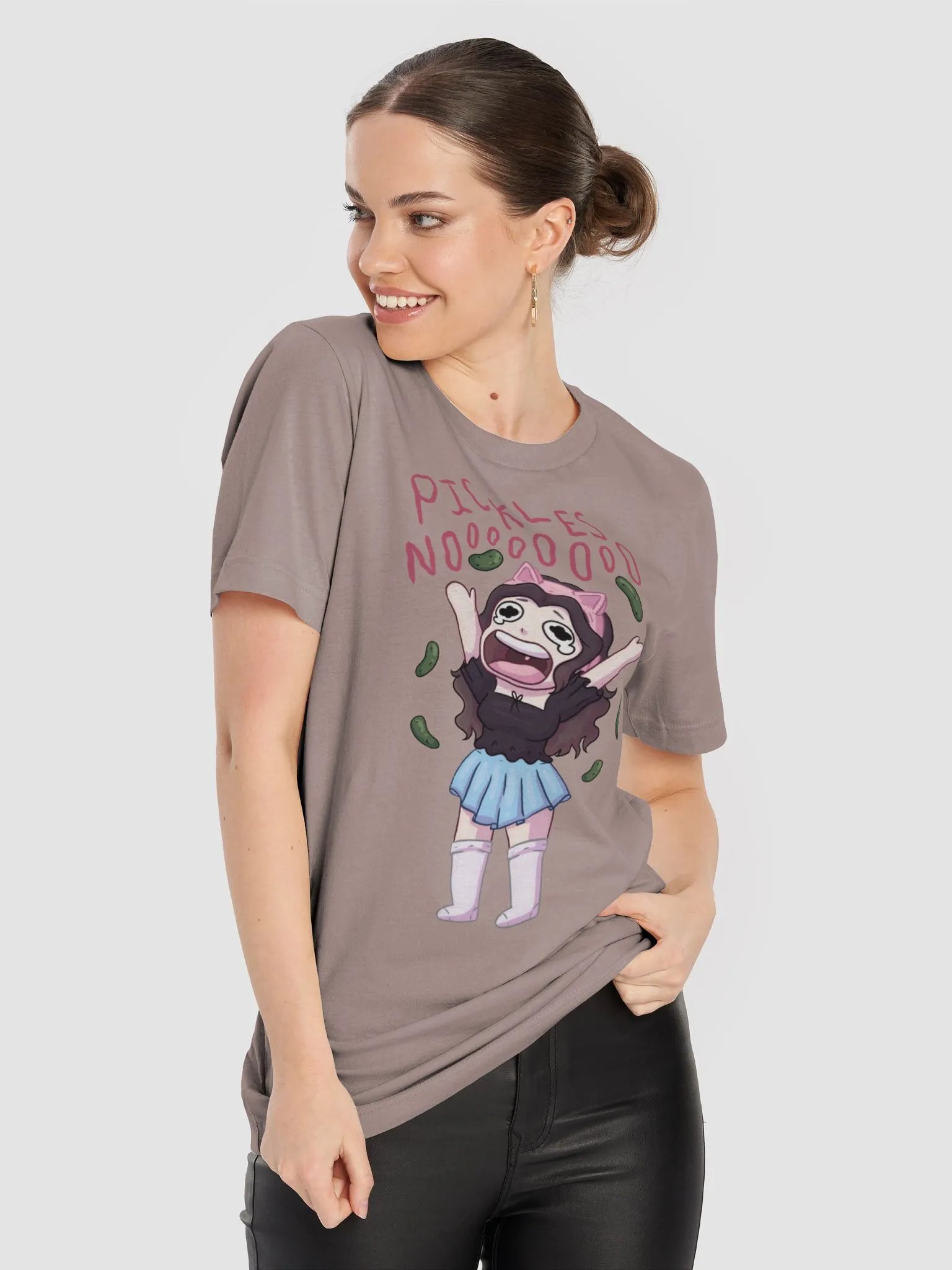 PICKLES NOOOOO Distressed T-Shirt product image (9)