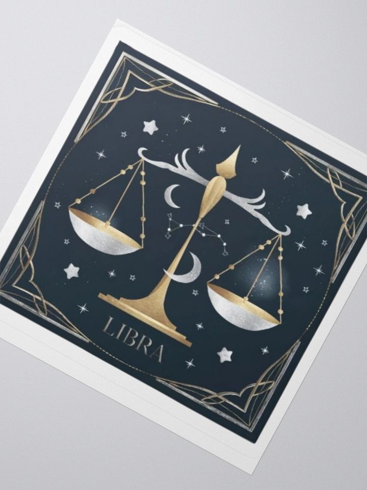 Libra Zodiac Sticker product image (4)
