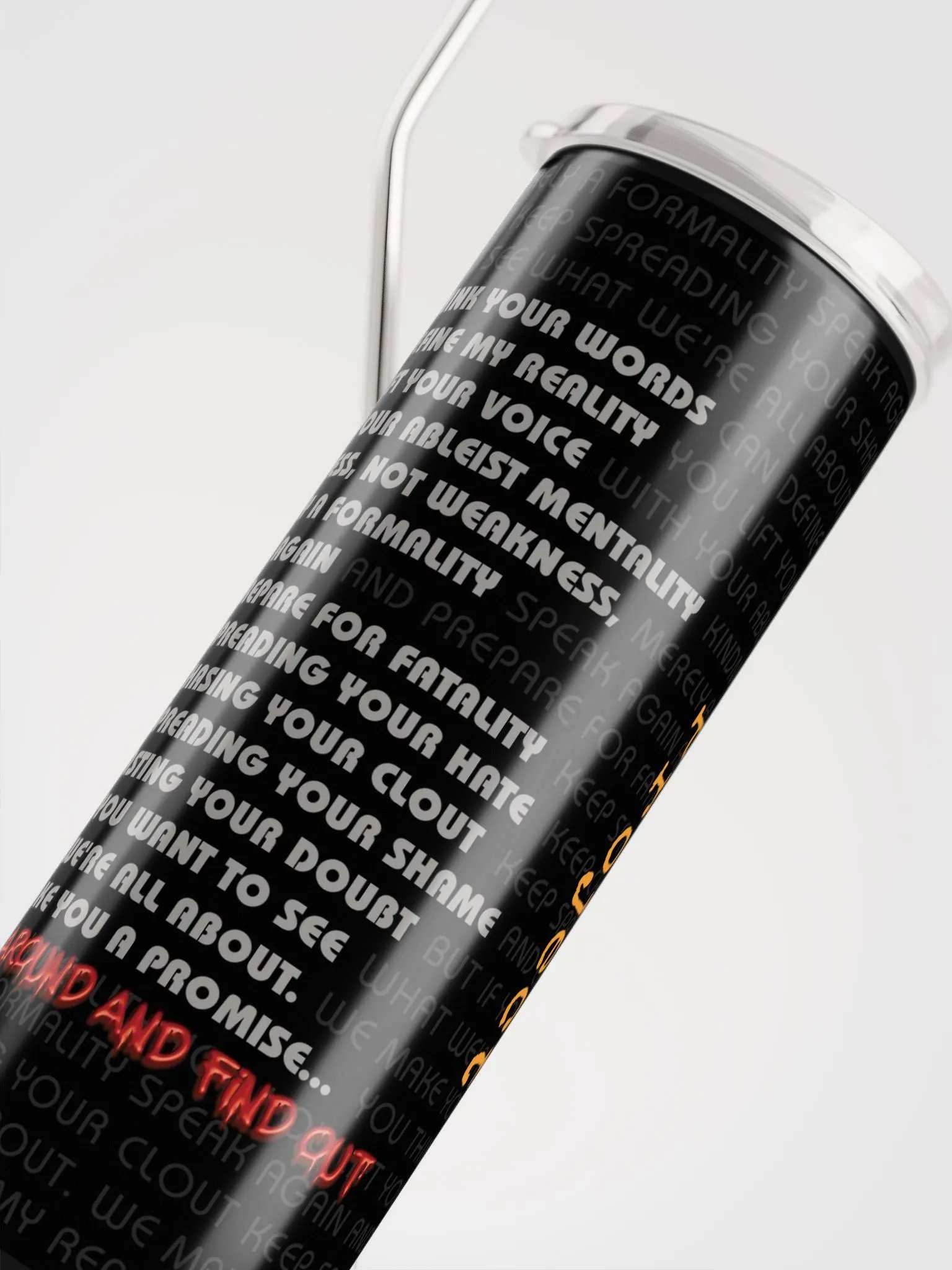 FAAFO 20 oz Tumbler with Straw product image (5)