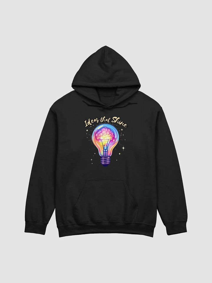 Colorful Brain Lightbulb Hoodie – Creative Unisex Sweatshirt for Artists & Thinkers product image (1)