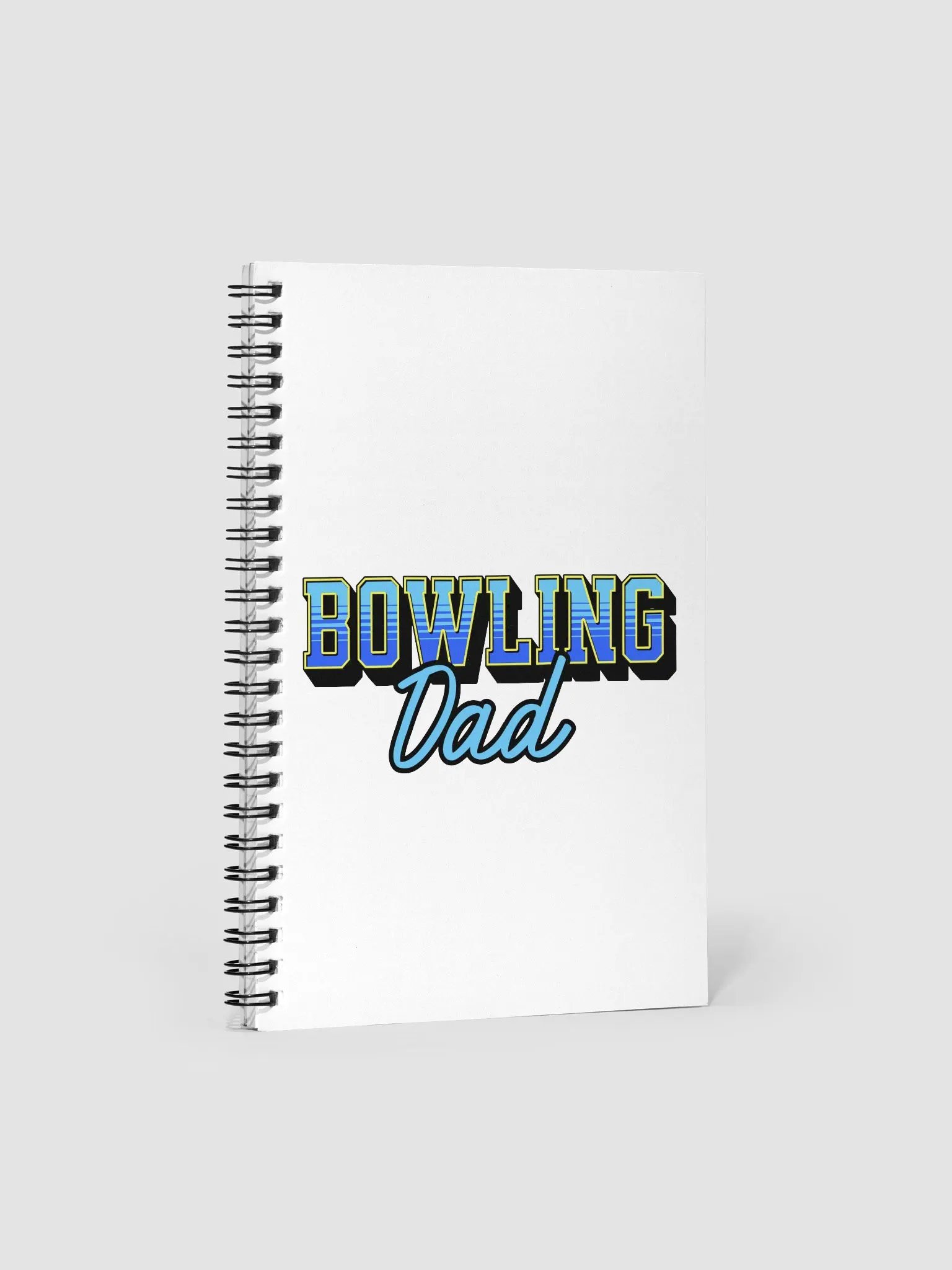 Bold Bowling Dad Spiral Notebook product image (2)