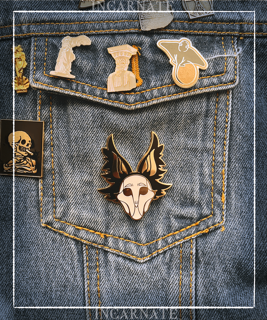 Athena Glow-In-The-Dark Pin product image (1)