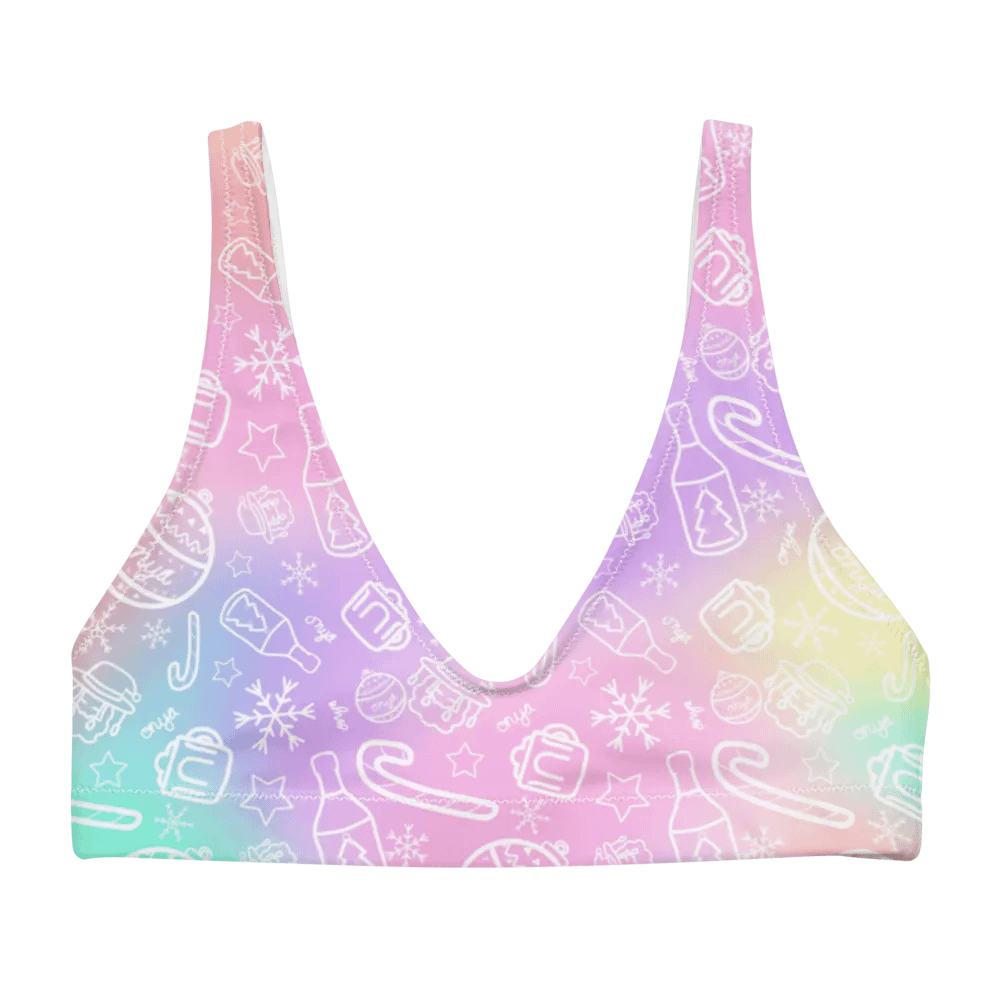 Limited Edition Christmas Tie Die Bikini Top product image (1)