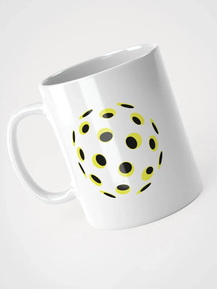 Pickleball Motion Circle White Glossy Mug product image (2)