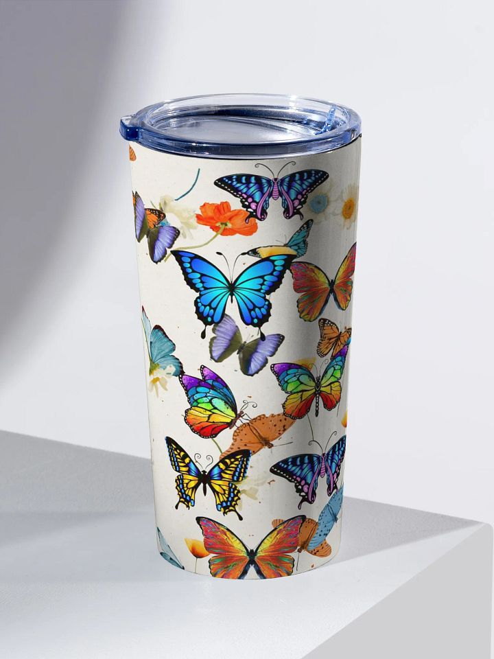 Butterfly Blooms Stainless Steel Tumbler gift for friends daughters ladies colleagues product image (2)