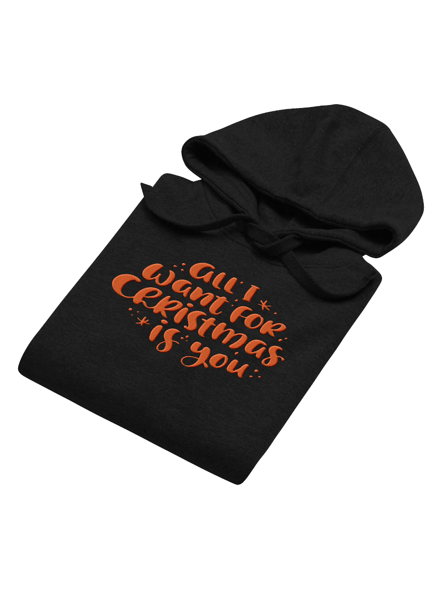 Festive Holiday Wishes Embroidered Unisex Premium Hoodie product image (4)