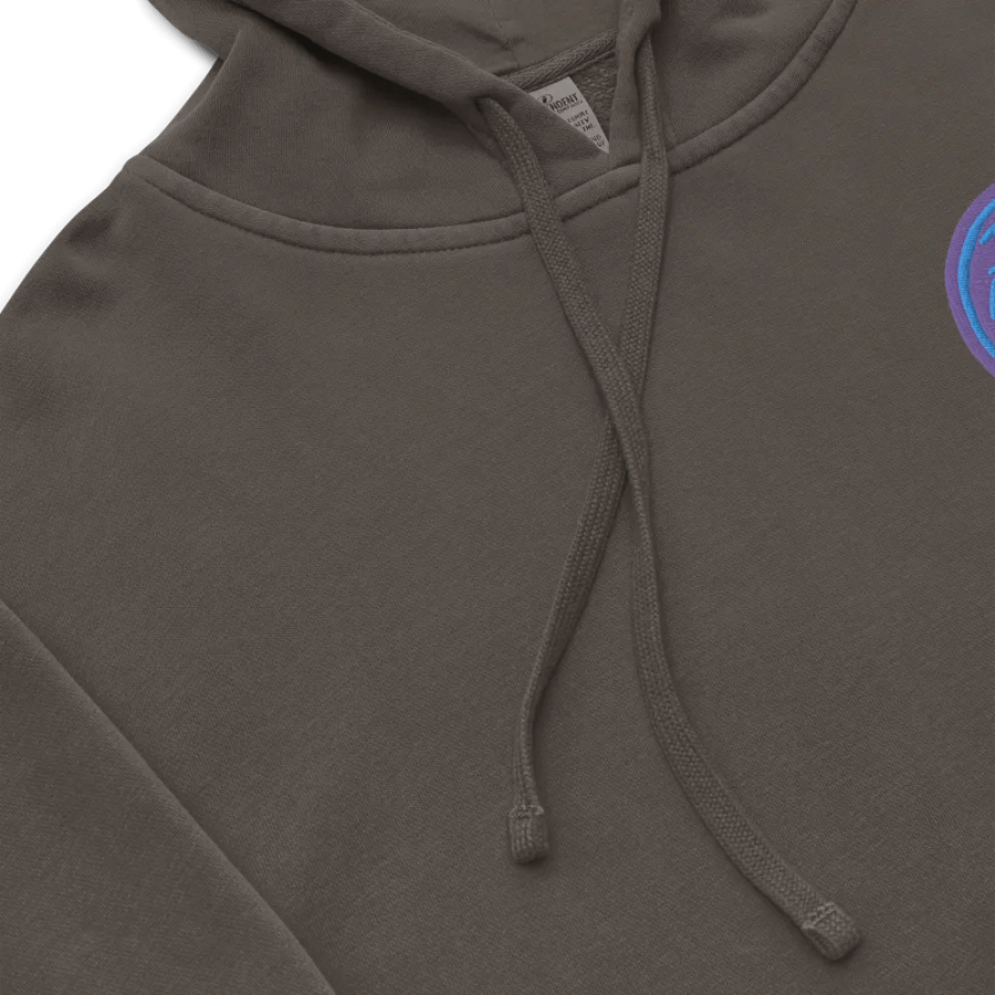 In My Head (L.C. violet design) embroidered pigment hoodie product image (8)