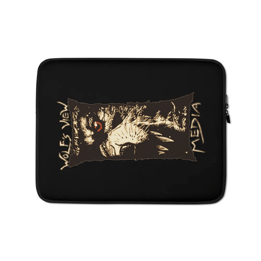 Snarling Wolf Logo- Laptop Sleeve product image (1)