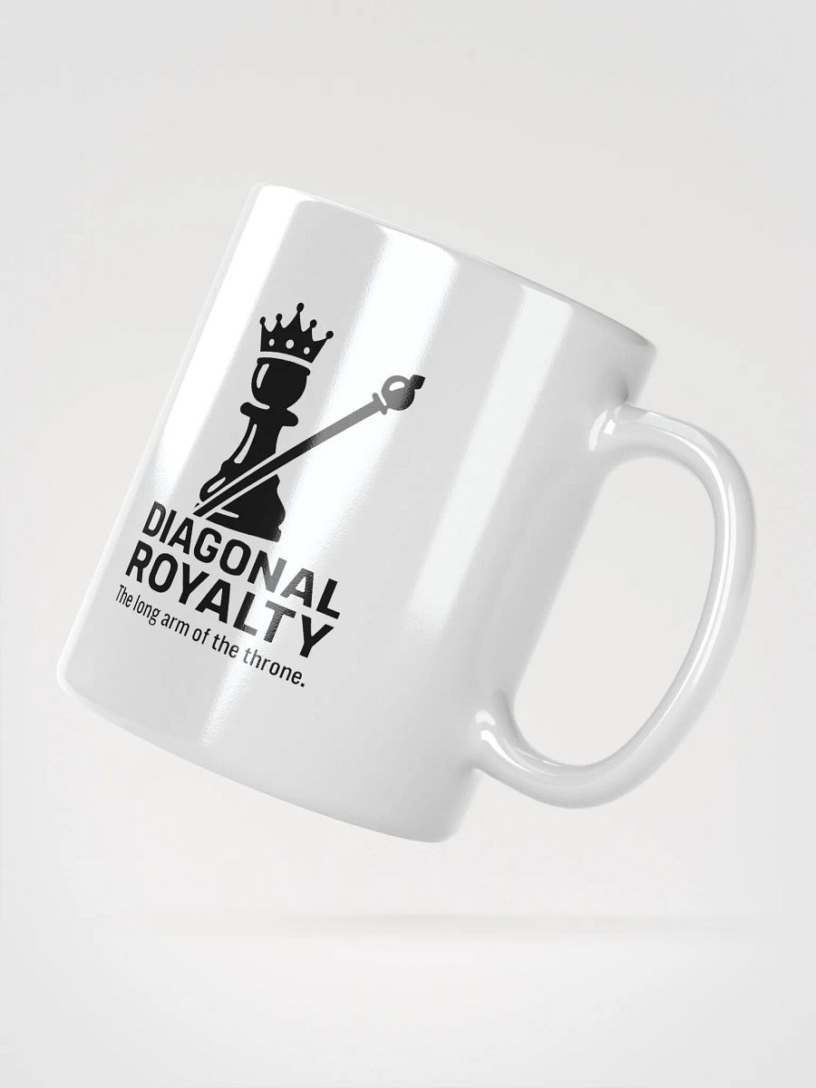 Diagonal Royalty - White Glossy Mug product image (6)