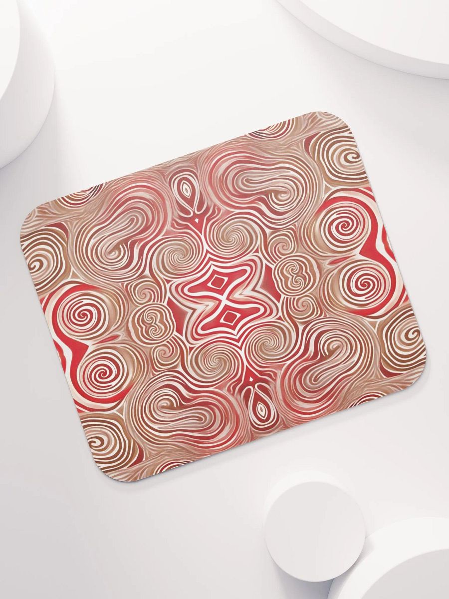 Funky Chocolate Cherry Swirls Tie-Dye Classic Mouse Pad product image (8)