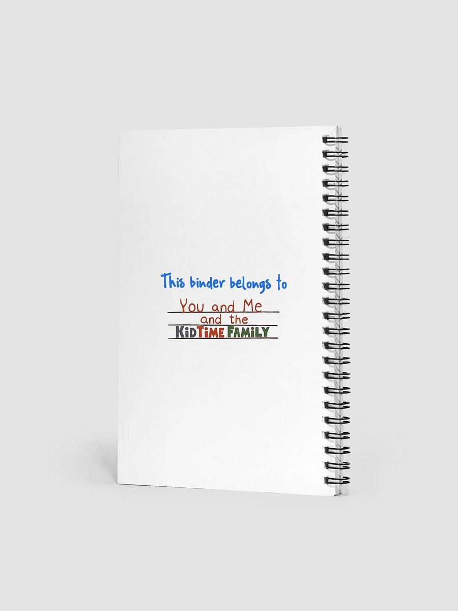 KidTime Family Small Binder product image (2)