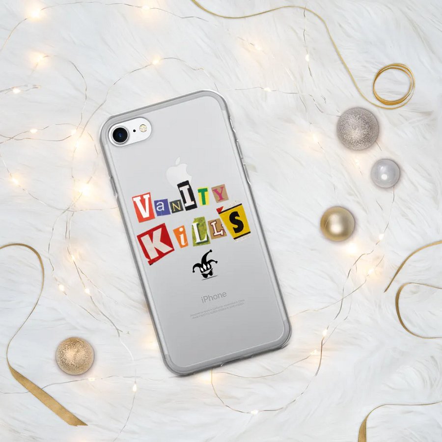 A filthy Habit Vanity Kills iphone case clear product image (334)