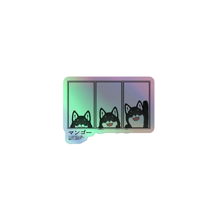 SHIBA HELLO STICKER product image (1)