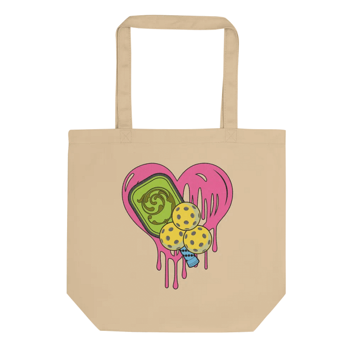 Heart Pickleball Ornate Love Eco Tote product image (1)
