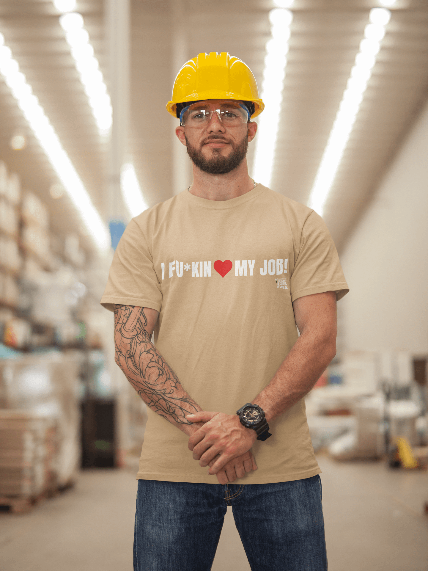 Coolest Boss Ever | Premium Heavyweight Cotton Tee – Bold & Stylish Workwear product image (2)