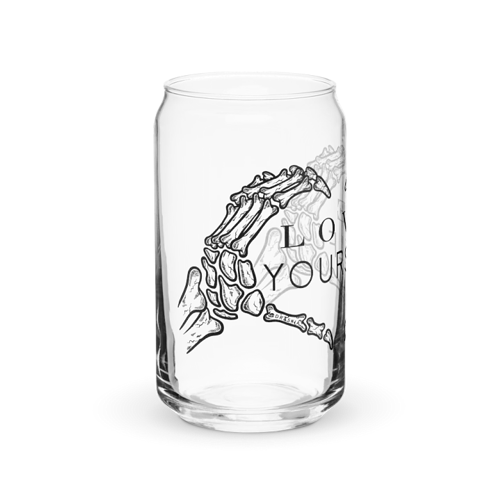 Love Yourself Skelly - Can-Shaped Glassware product image (2)