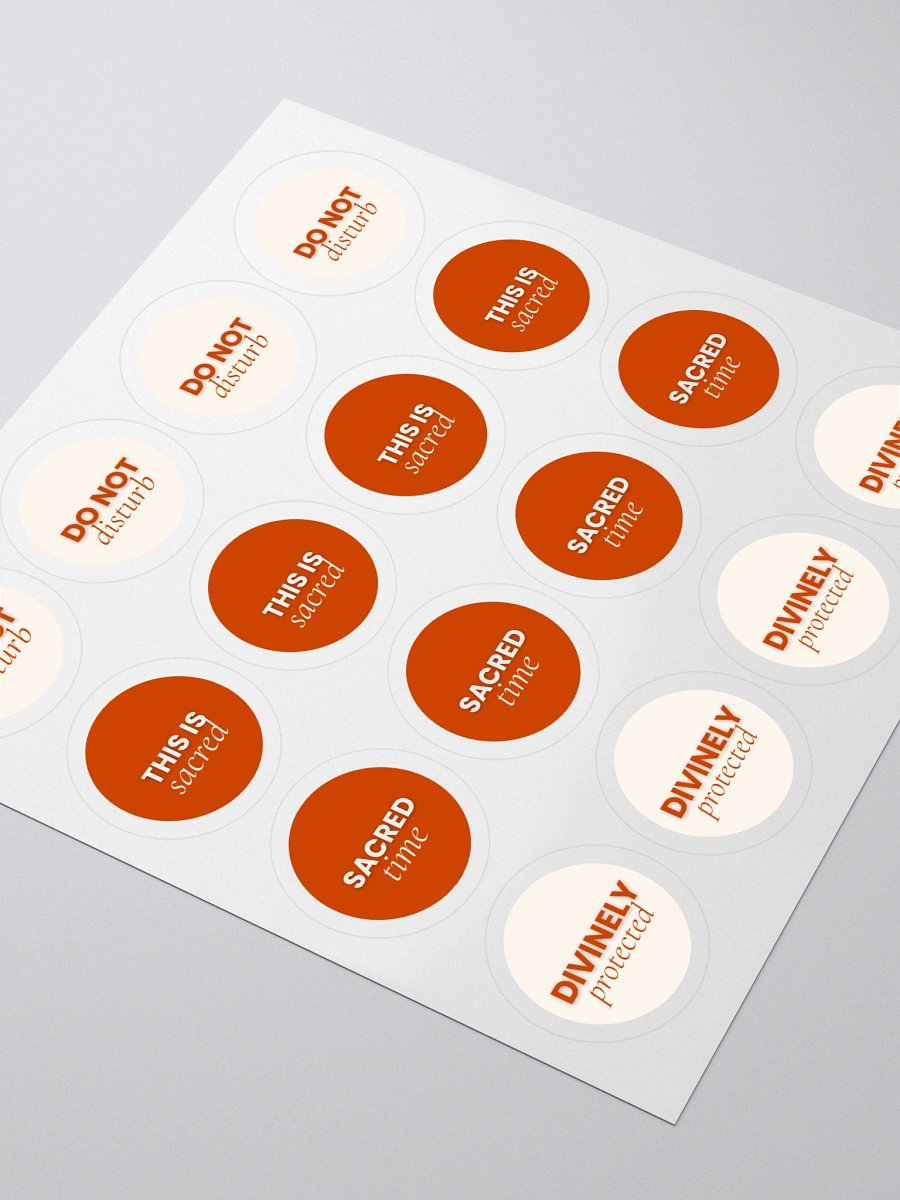 Sacred Boundaries Stickers product image (3)