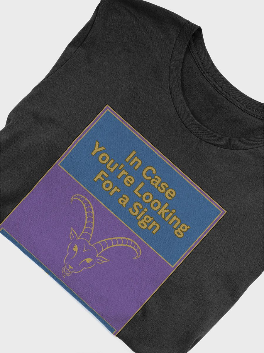 In Case You’re Looking For A Sign Capricorn Zodiac Sign T-Shirt, Zodiac Sign Vibes T-Shirt, Capricorn T-Shirt, Astrological T-shirt product image (4)