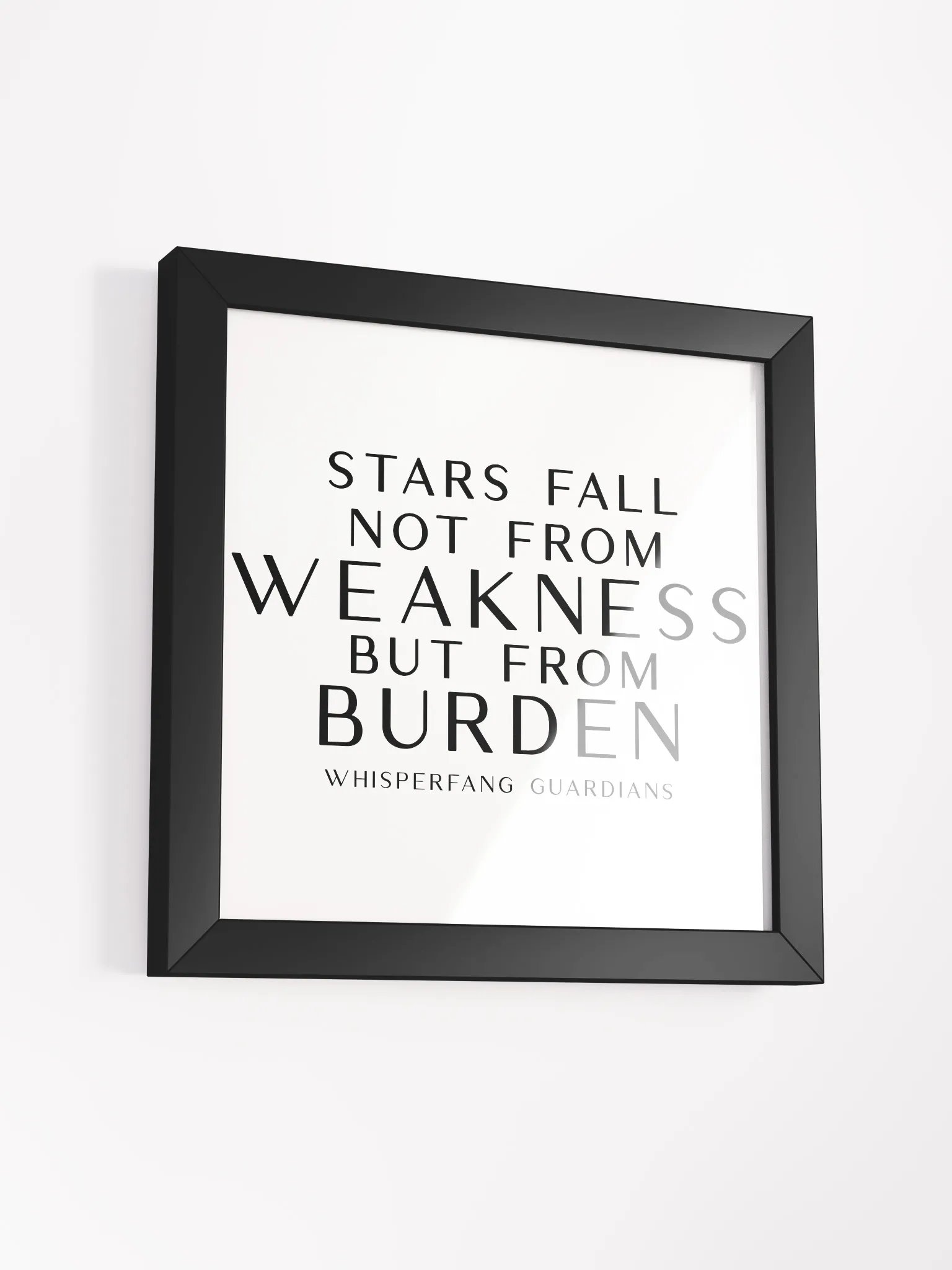 Whispering Fangs Proverb Framed Collection - Stars product image (33)