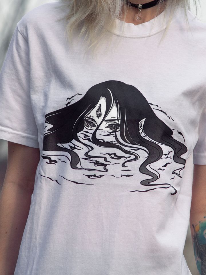 Mystic Depths T-Shirt (White) product image (1)