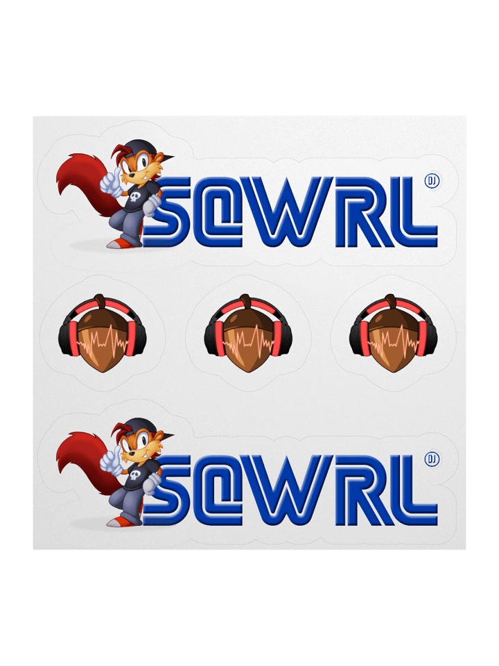 Retro SQWRL Sticker Sheet product image (3)