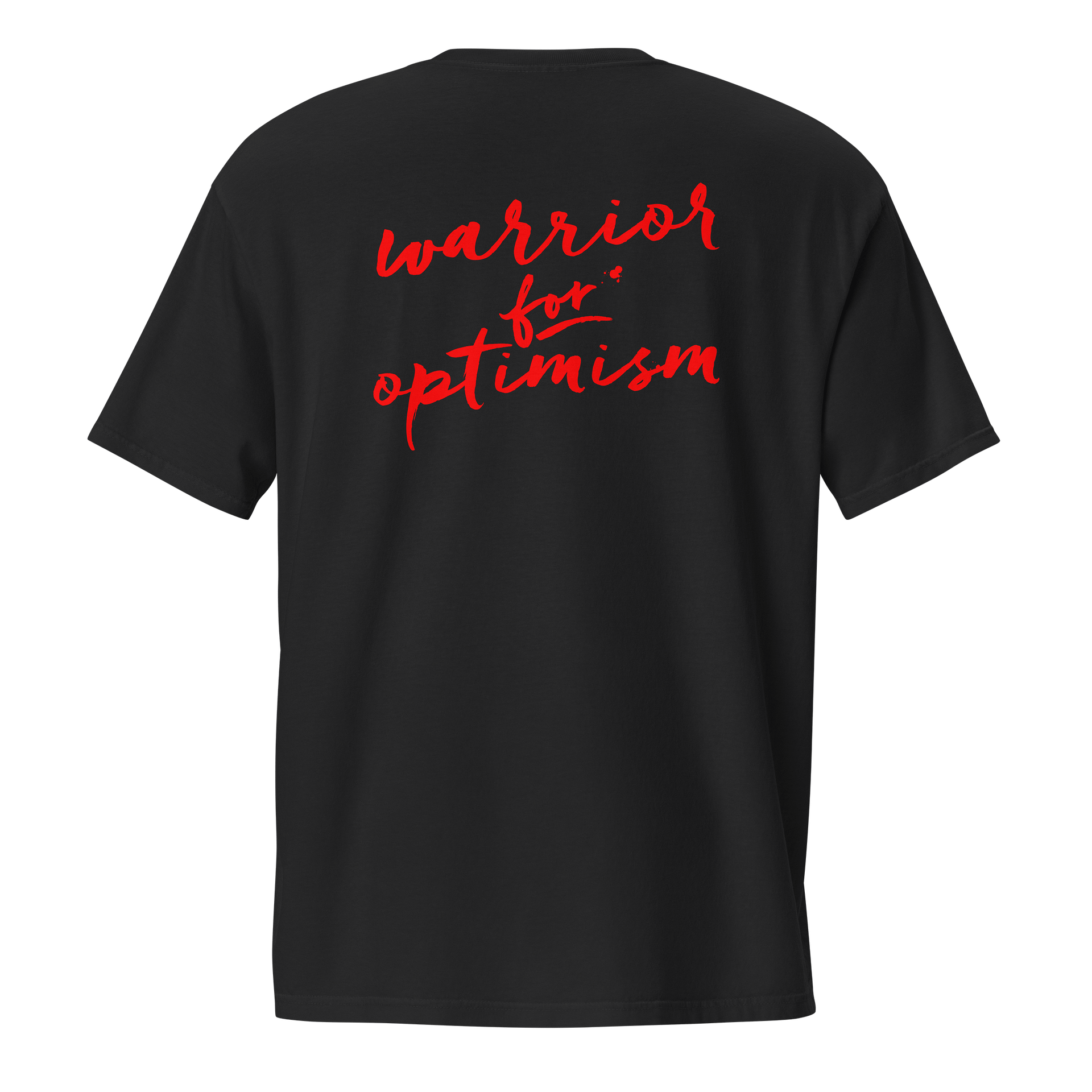 Warrior for Optimism Script Pocket Tee product image (1)