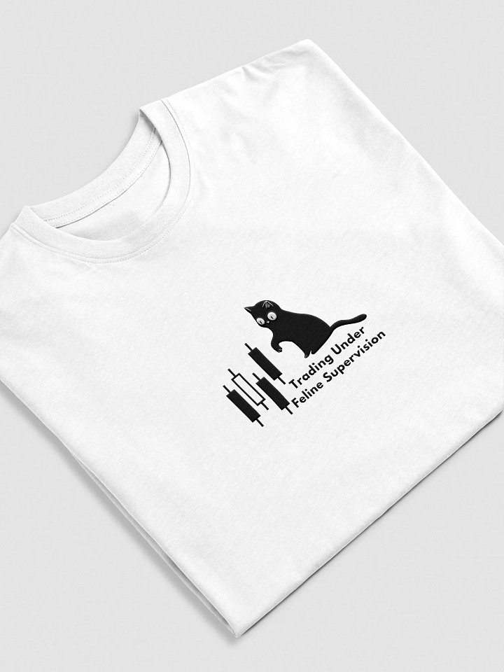 Trading Under Feline Supervision | Embroidered Premium Tee product image (2)