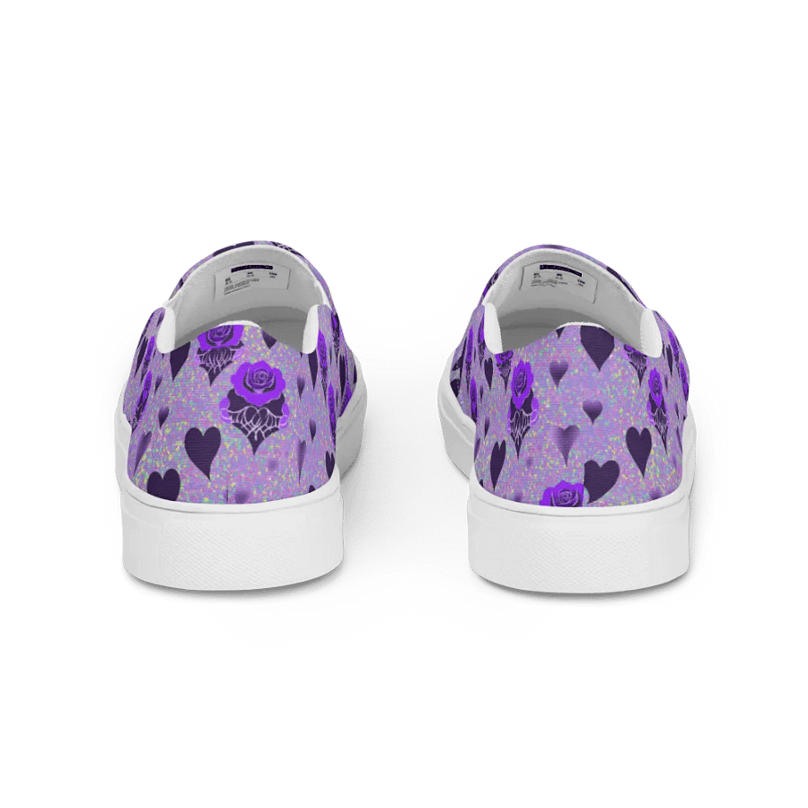 Women's Shadowheart Bloom Iridescent Canvas Slip-Ons product image (4)