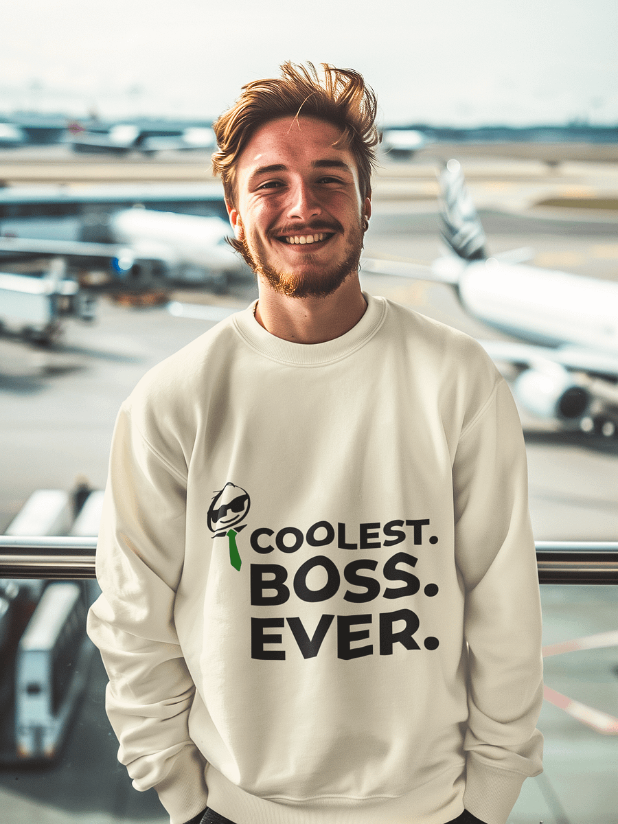 Coolest Boss Ever | Cotton Heritage Unisex Premium Sweatshirt | Ultimate Comfort & Boss-Level Style product image (6)