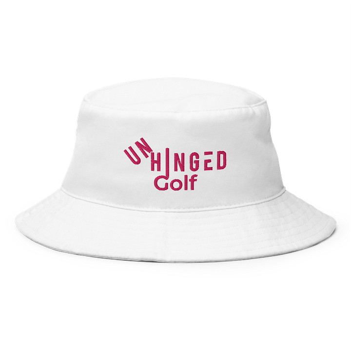White UNHINGED Bucket Style Hat product image (1)