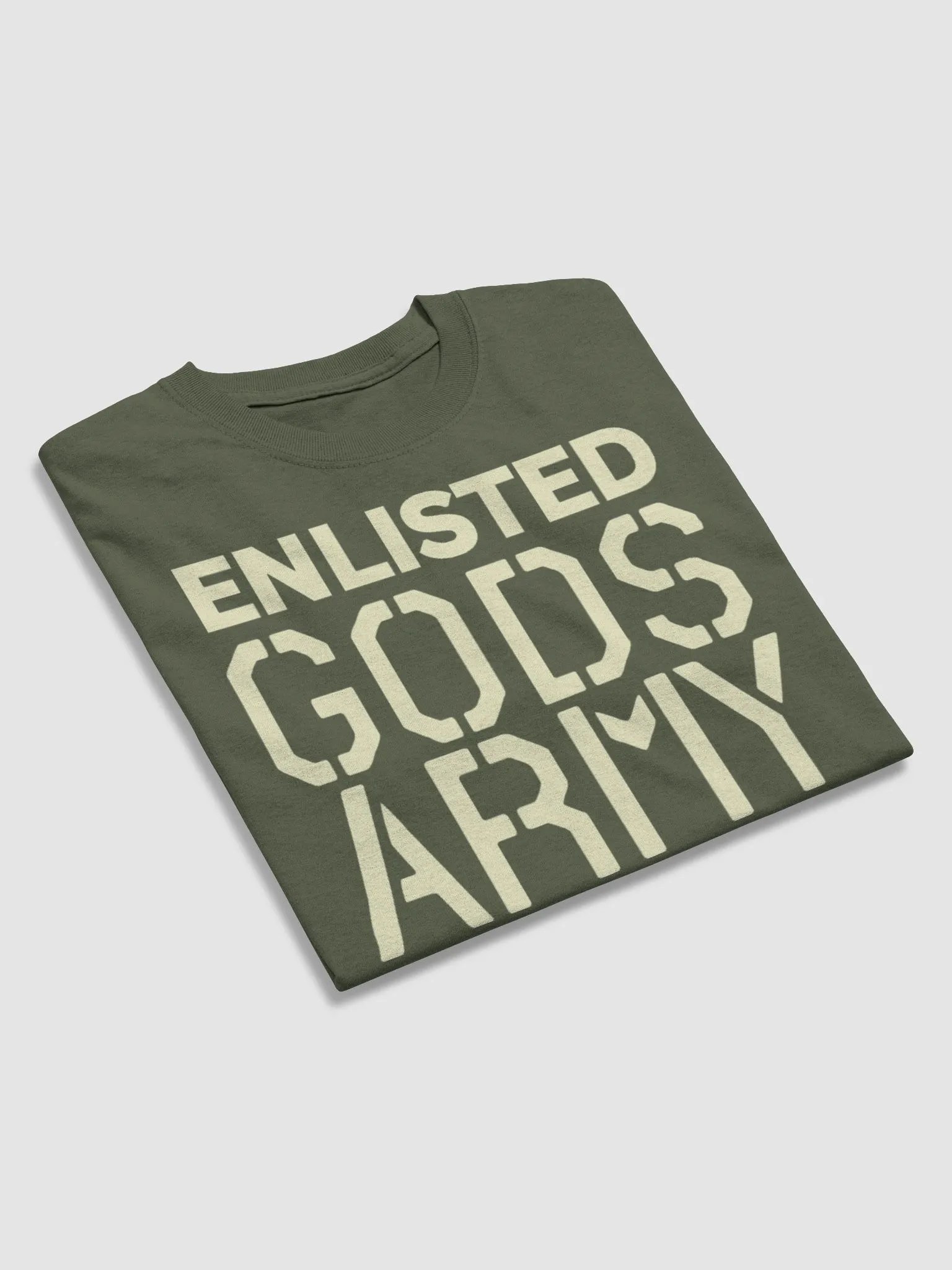 ENLISTED IN GODS ARMY T-SHIRT product image (4)