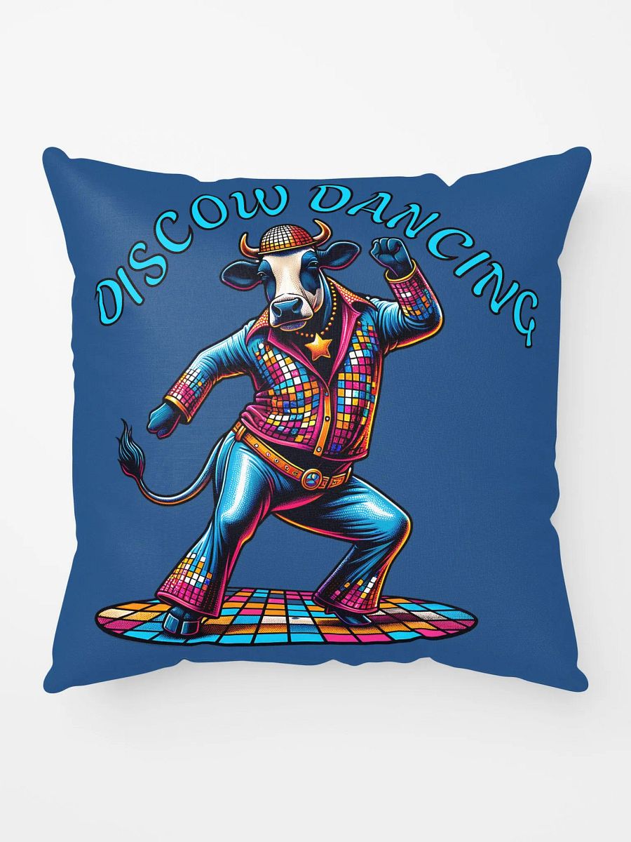 Funky Disco Dancing Cow Pillow - Perfect Retro Home Decor Gift product image (9)