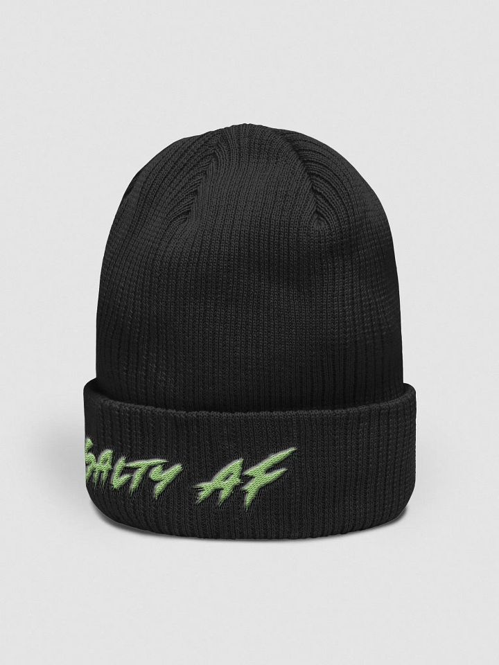 salty af green beanie product image (2)