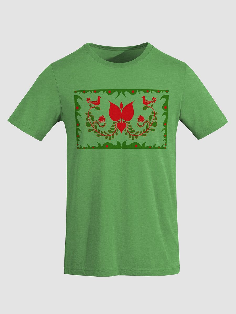 Hungarian Folk-Inspired Symmetry T-Shirt product image (3)