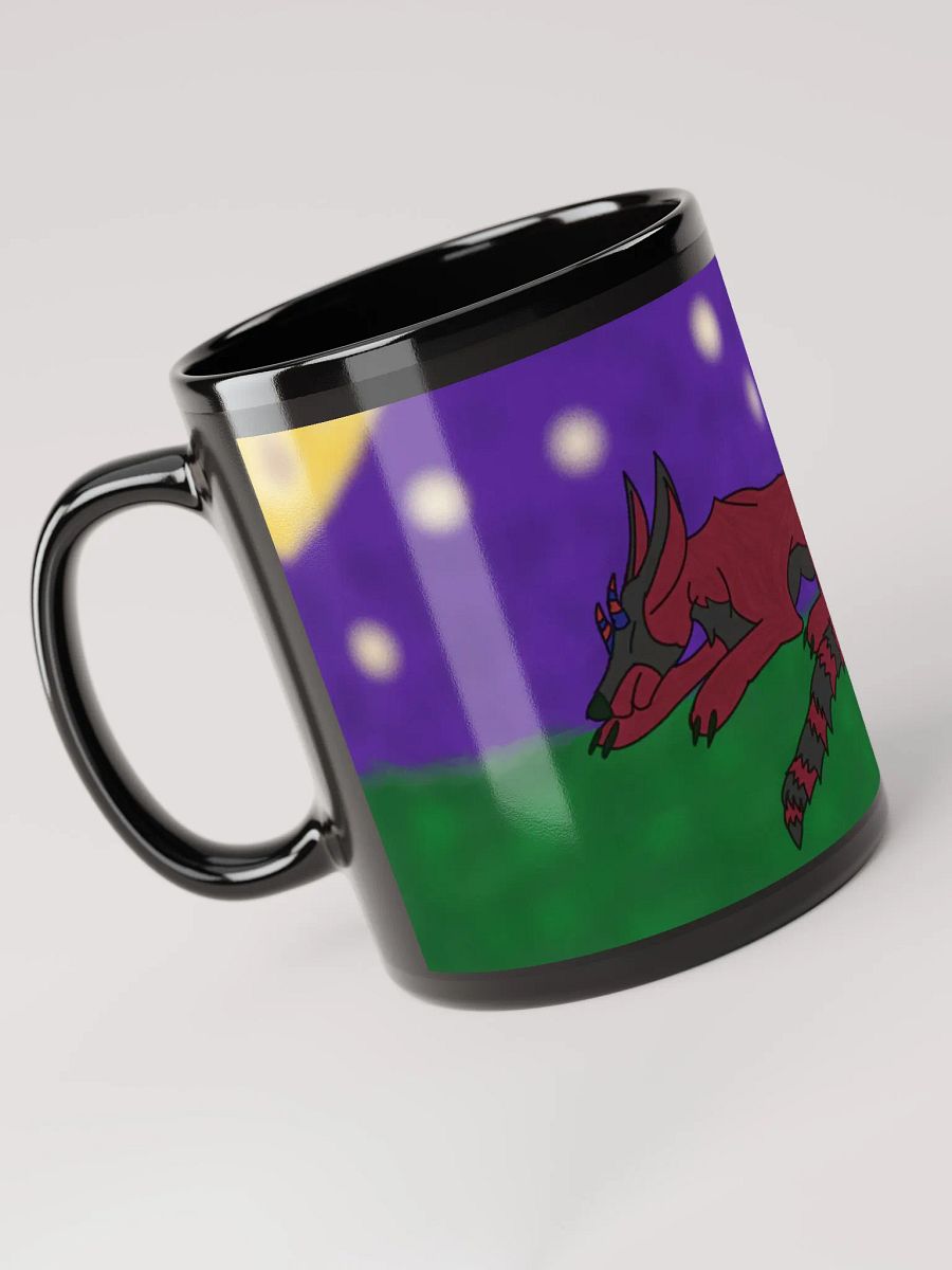 Moonlit Rest (Glossy Black Mugs) product image (3)