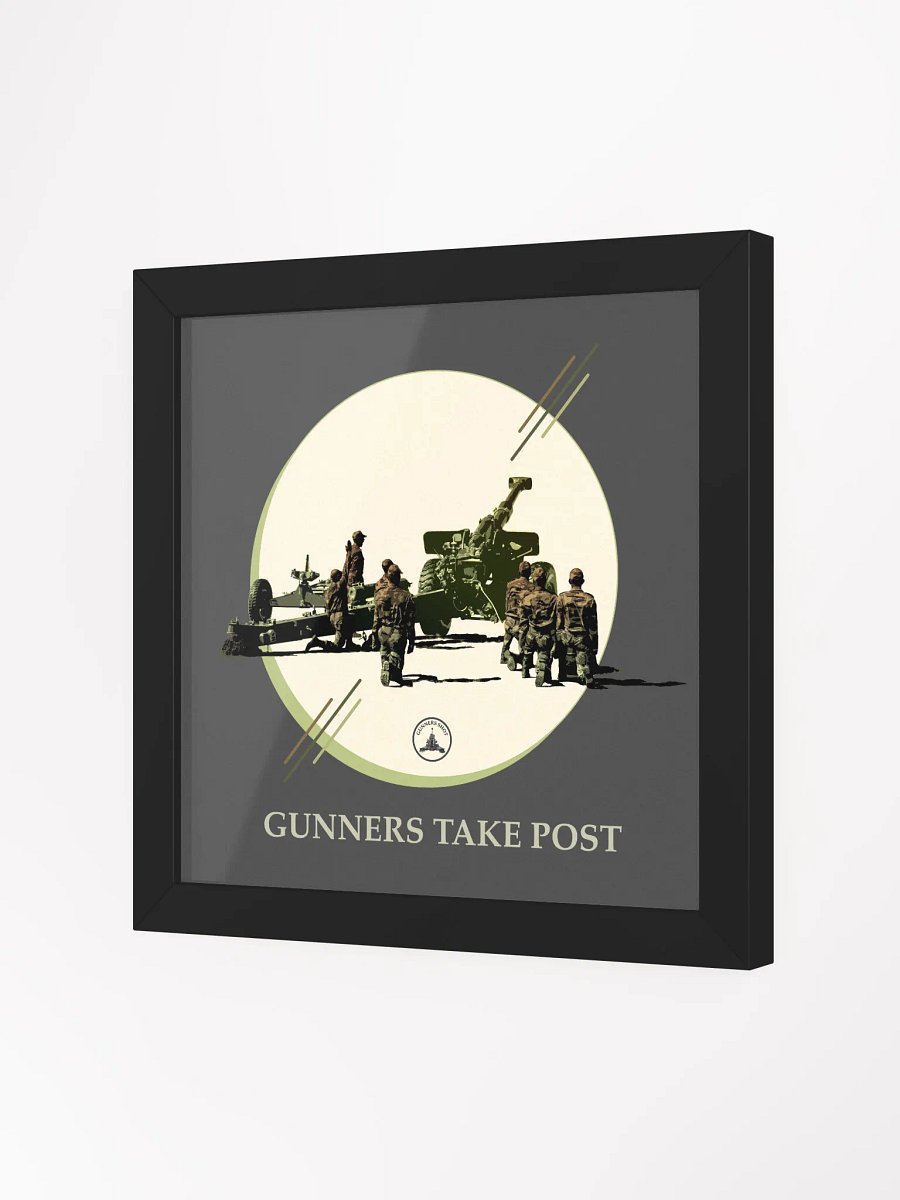 Gunners Take Post (framed print) product image (5)