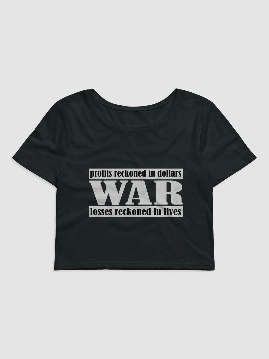 The Cost Of War - Bella+Canvas Women's Crop Tee product image (2)