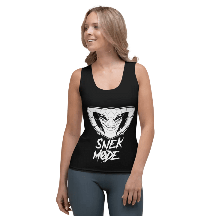 Snek Mode Fitted Tank Top product image (1)