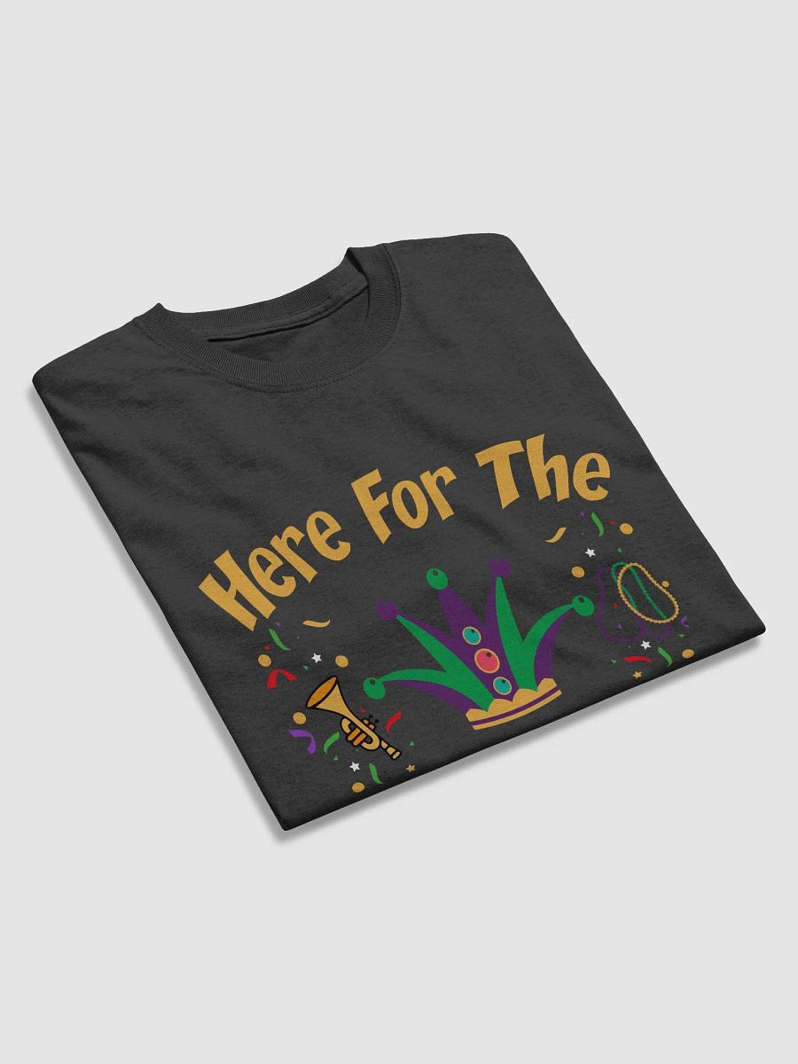 "Here For The BOOBeads" Mardi Gras T-Shirt product image (6)