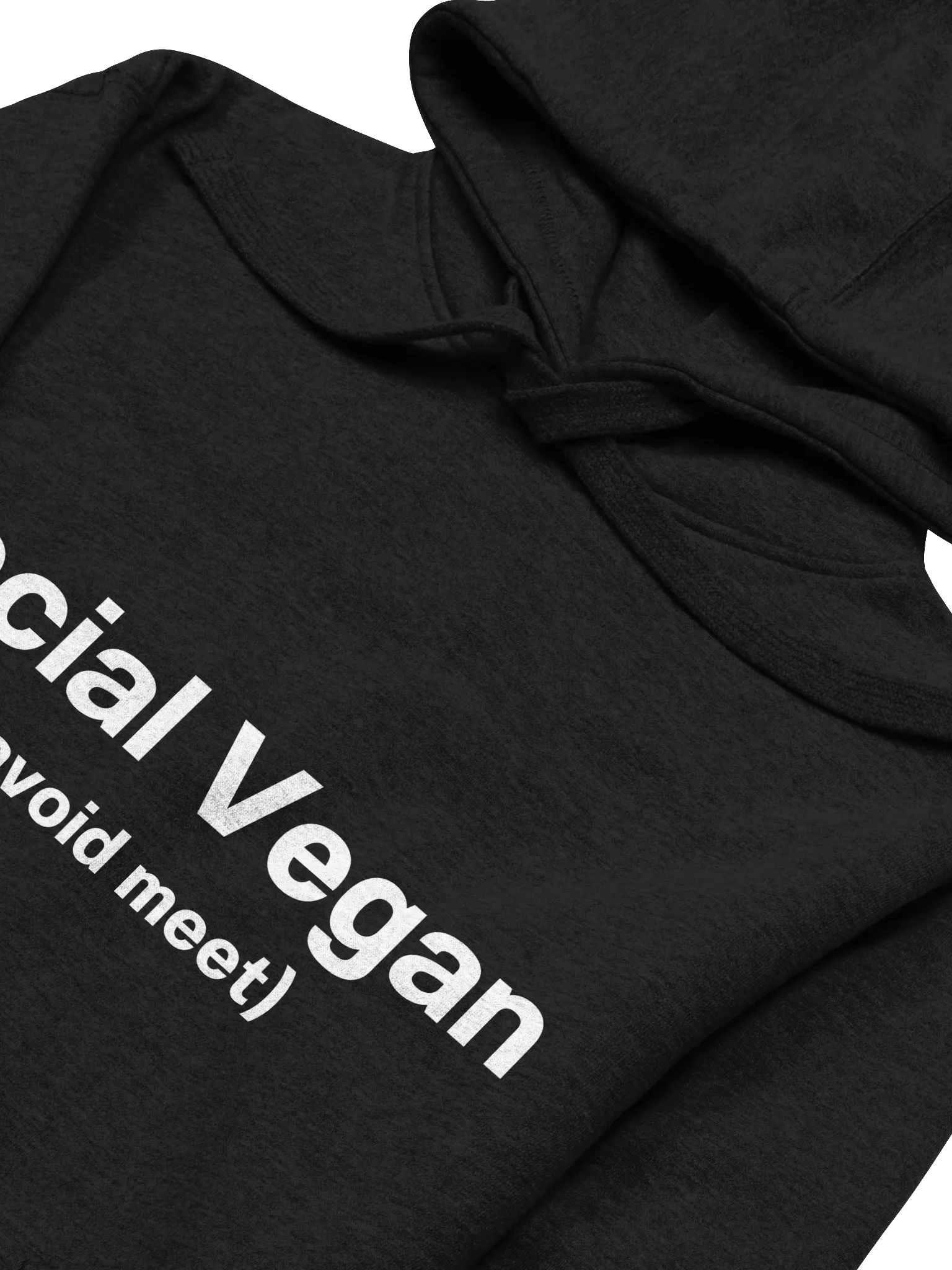 Social Vegan (I avoid meet) Unisex Hoodie product image (27)