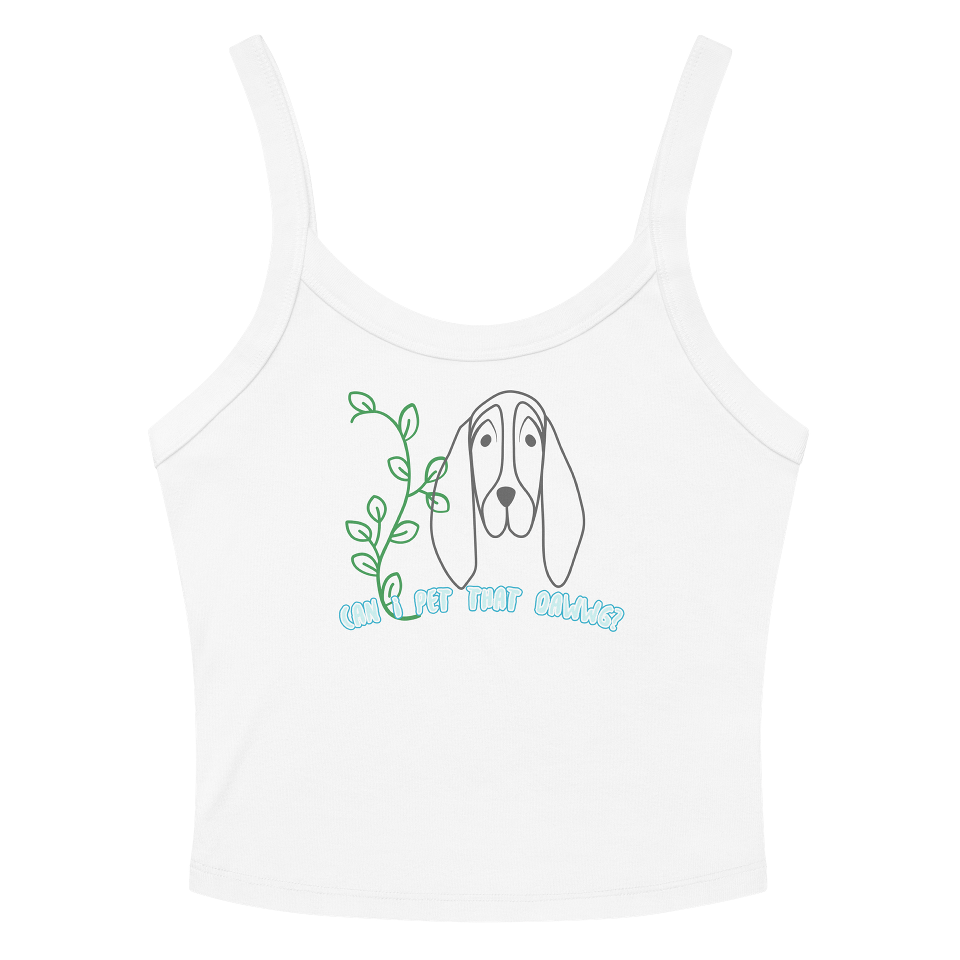 Can I Pet That Dawg? Ribbed Tank product image (18)