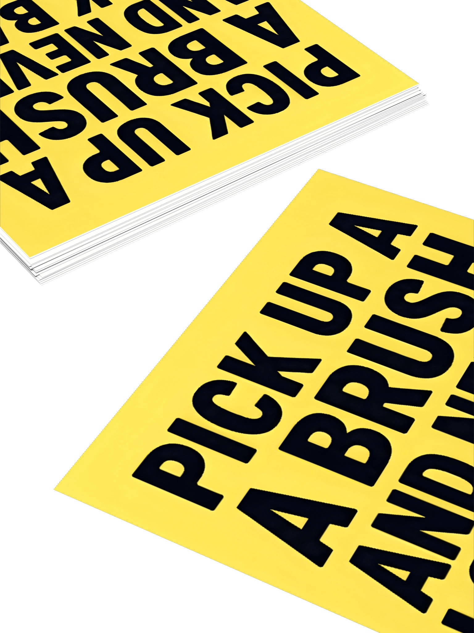 Pick Up A Brush And Never Look Back Sticker product image (11)